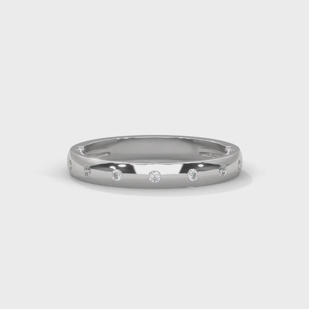 1 carat diamond band high end crafted with high cut  diamond brilliance E VS1 stone Ring handcrafted with 14k gold ! ( Made in Gold)