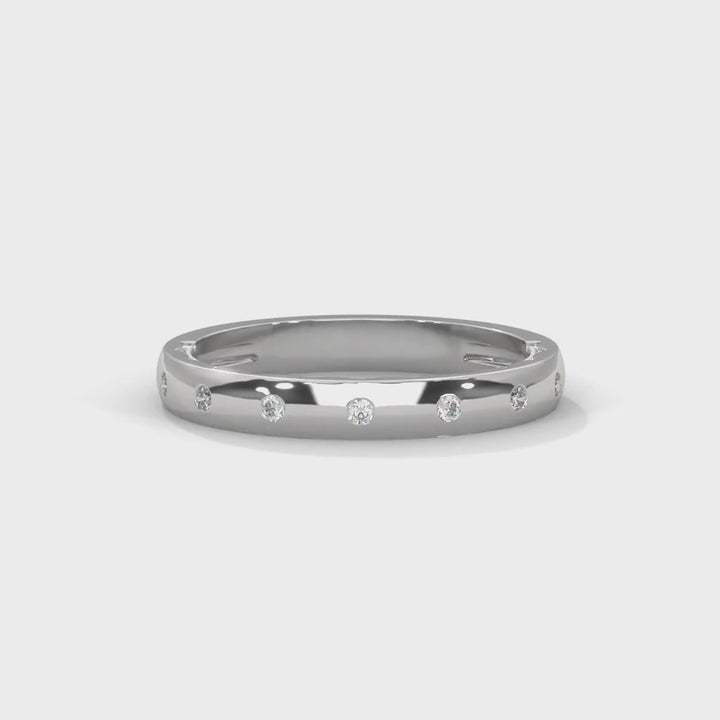 1 carat diamond band high end crafted with high cut  diamond brilliance E VS1 stone Ring handcrafted with 14k gold ! ( Made in Gold)
