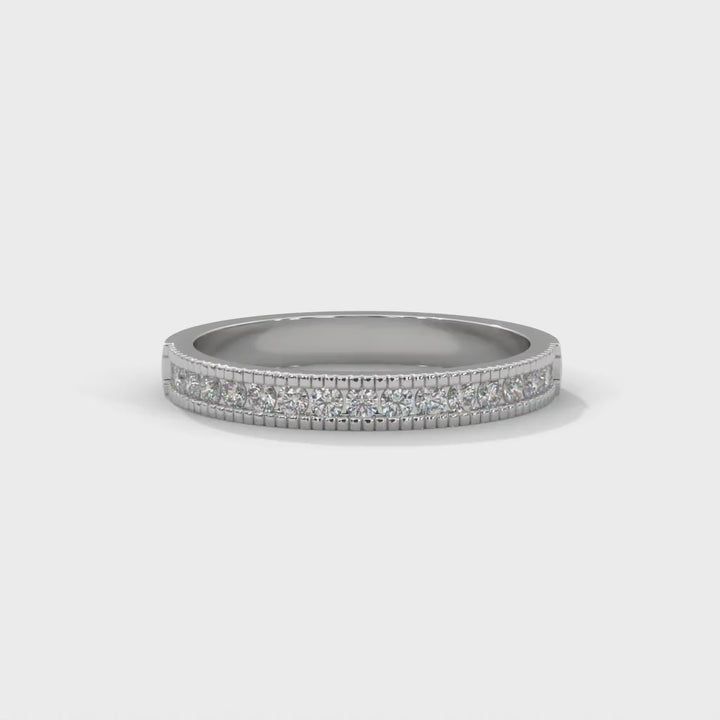 2 carat band high end crafted with high cut   diamond brilliance E VS1 stone Ring handcrafted with 14k gold ! ( Made in Gold)